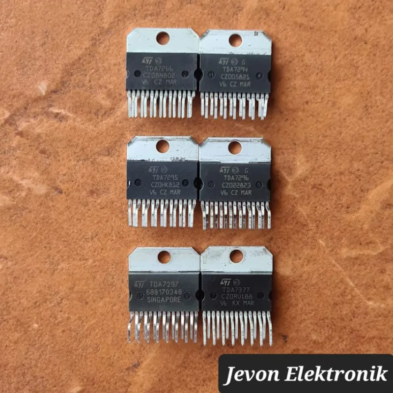 Ic ทรานซิสเตอร ์ TDA 7266 7294 7295 7296 7297 7377 Original ST TDA7266 TDA7294 TDA7295 TDA7296 TDA7297 Tda737 Original