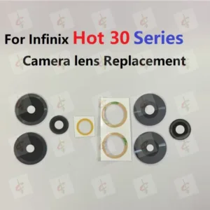 กระจก เลนส์กล้อง แบบเปลี่ยน พร้อมกาว สําหรับ Infinix Hot 30i 30 5G Play NFC X6831 X6832 X669 X6835B