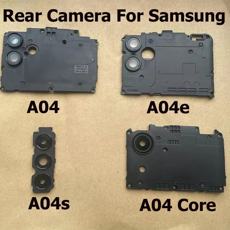 สําหรับ Samsung Galaxy A04 A04s A04e Core Housing กล ้ องหลังเลนส ์ แก ้ วพร ้ อมฝาครอบกรอบผู ้ ถือเปลี ่ ยน