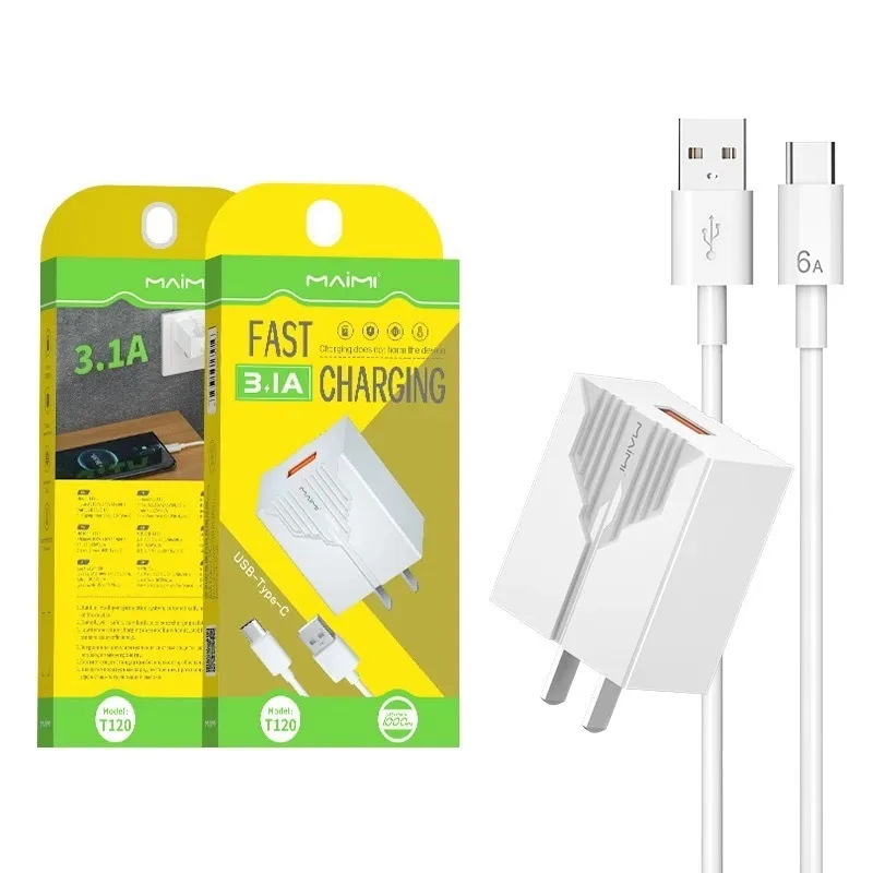 ชุดชาร์จ Type C หัวชาร์จ+สายชาร์จ 3.1A ชาร์จเร็ว สำหรับ for L/Micro USB/Type C พร้อมส่ง