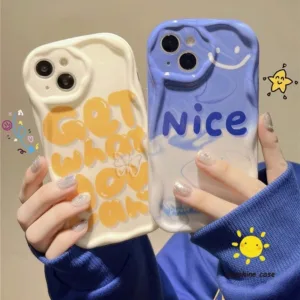 【ส่งจากไทย】จัดส่งภายใน 3 วัน เคสไอโฟน11 เคส For iPhone 11 12 13 14 15 Pro Max 7 8 Plus SE Case ข้อความสร้างสรรค์ เคส