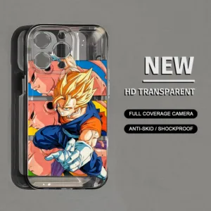 เคสโทรศัพท์มือถือแบบนิ่ม ใส ลายการ์ตูนดราก้อนบอล HD สําหรับ iPhone 15 14 13 12 11 Promax 7 8 Plus X XR Xs Max