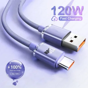 สายชาร์จ USB Type C 120W 6A ชาร์จเร็ว สําหรับ Huawei Honor
