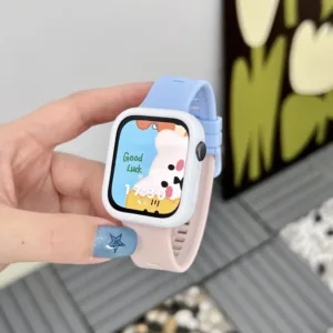 ใหม ่ สายนาฬิกาซิลิโคนพร ้ อมเคสป ้ องกันสําหรับ Huawei Watch Fit 3 สมาร ์ ทนาฬิกาสายรัดข ้ อมืออุปกรณ ์ เสริมสําหรับ Huawei Fit3