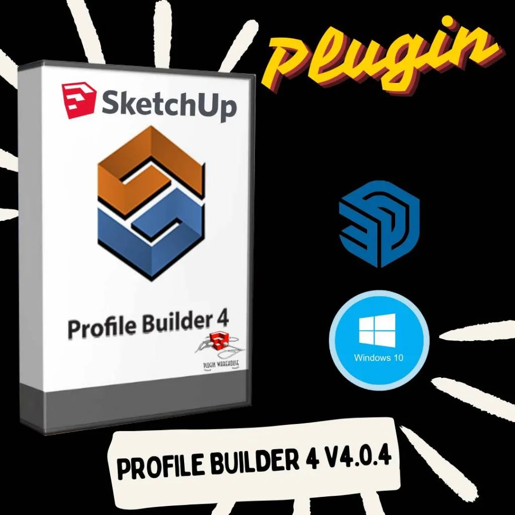 Profile Builder 4 v4.0.4 (Update 30/7/2024) | Plugin for Sketchup 2022-2024