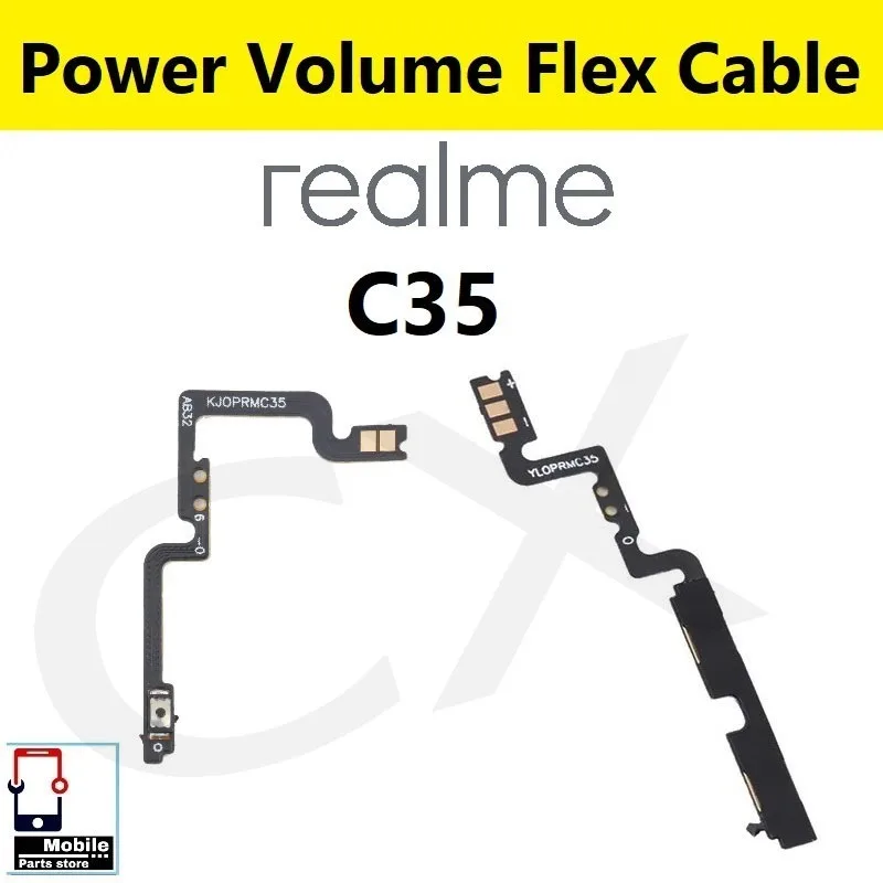 แพรสวิตช์ Realme C35  แพรpower แพรปิดเปิดSwitch flex cable volume button  Realme C35