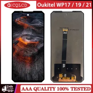 สําหรับ Oukitel WP17 WP19 WP21 จอแสดงผล LCD หน้าจอสัมผัสเปลี่ยน Digitizer Assembly