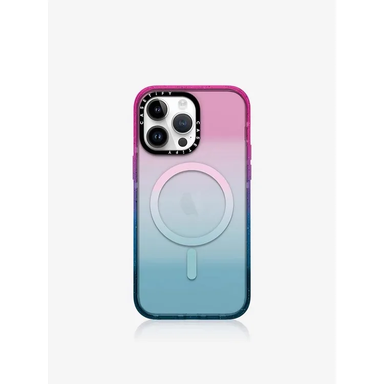 แม่เหล็กใสชาร์จไร้สายผ้าฝ้าย Candy Hard Casetify เคสโทรศัพท์สําหรับ iPhone 16 15 14 13 12 Pro Max Plus