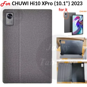 เคสแท็บเล็ตหนัง PU แบบฝาพับ พร้อมขาตั้ง สําหรับ CHUWI Hi10 XPro 10.1 นิ้ว 2023 Android 13 Hi10XPro Wifi | Lte
