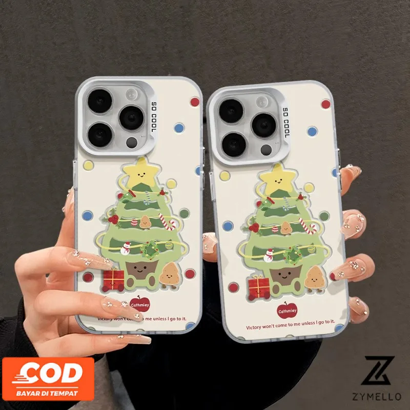 สําหรับ OPPO Reno 13F 5G Reno 13 Pro Reno12 F 5G Reno 12 5G Reno11 F 5G Reno 11 Pro 5G Reno 10 Pro 5G Reno 8T Reno 8Z Reno 7Z Reno 8Z Reno 8 ต้นคริสต์มาสกันกระแทกโทรศัพท์มือถือTPU