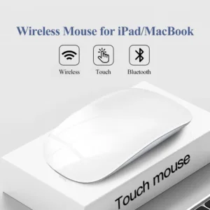 เมาส์บลูทูธไร้สาย 5.0 แบบบางพิเศษ เสียงเงียบ สําหรับ MacBook Air Pro Laptop