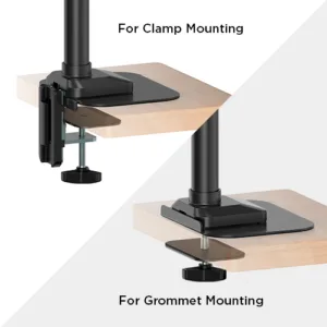 แผ่นรองแขนจับจอมอนิเตอร์  แผ่นรองขาตั้งจอ Reinforcement Plate for Monitor Arm การป้องกันแก้วโลหะ  แผ่นเสริมเหล็ก