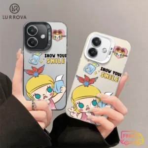 Case สำหรับ OPPO Reno12 F 5G Reno 12 5G Reno12 Pro 5G Reno 11 5G Reno 11 Pro 5G Reno 10 5G Reno 10 Pro 5G Reno 8T 5G Reno 8T 4G Reno 8Z 5G Reno 7Z 5G Reno 8 Reno 7 ร่วมกันตราโทรศัพท์มือถือ TPU ป้องกันการตก POP MART CA