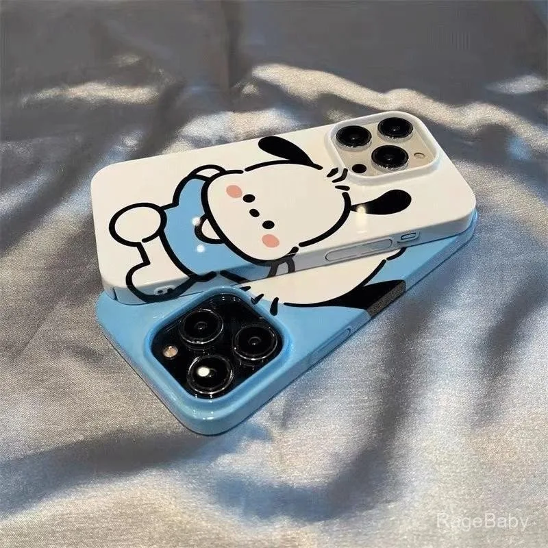 เคสป้องกันลูกสุนัขน่ารักสำหรับ iPhone 11PROMAX 11 12 13 14 15 16 PROMAX XS XR 8PLUS 14PROMAX 15pro 11Pro เคสโทรศัพท์แข็งกันกระแทก