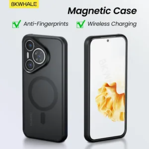 Bkwhale Magnetic Matteเคสโทรศัพท์สําหรับHuawei Pura70 Pro + Pura 70 Ultra Mate70 Mate40 Mate50 Mate60 Pro + P70 Pro + Honor 200 Lite Magic7 Magic6 Proกันกระแทกเคสโทรศัพท์