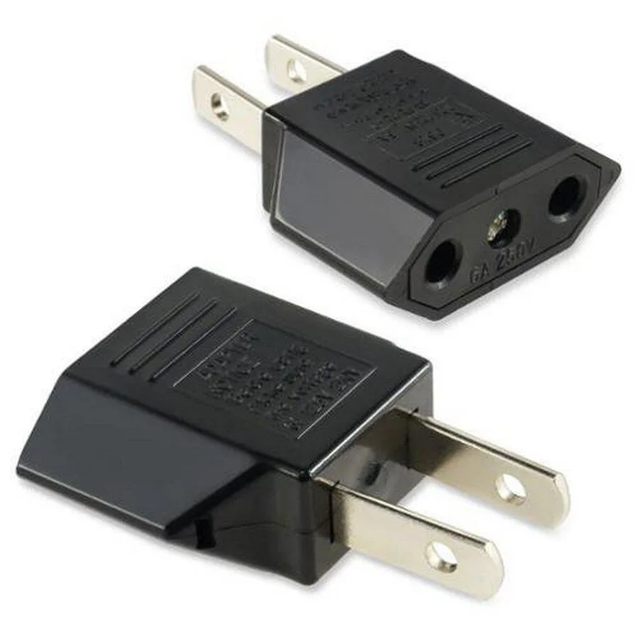 5 ชิ้น/ล็อต EU ยุโรปปลั๊ก USA Canada ญี่ปุ่น 2 Pin Travel Adapter สูงสุด 6A AC250V AC Charger Outlet