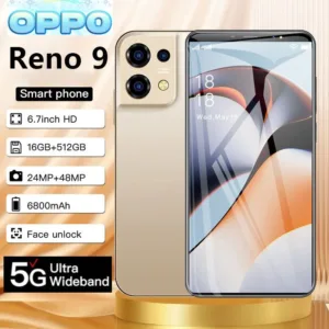โทรศัพท์มือถือ Reno9 6.7นิ้ว สมาร์ทโฟน 5G รองรับ2ซิม 6800MAh โทรศัพท์ถูกๆ RAM16GB+ROM512GB