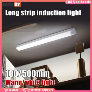 จัดส่งรวดเร็ว 50ซม.ไฟเซ็นเซอร์ led ไร้สาย ไฟเซ็นเซอร์การเคลื่อนไหว อัจฉริยะ สำหรับตู้เสื้อผ้า ห้องนอน ชาร์จ USB