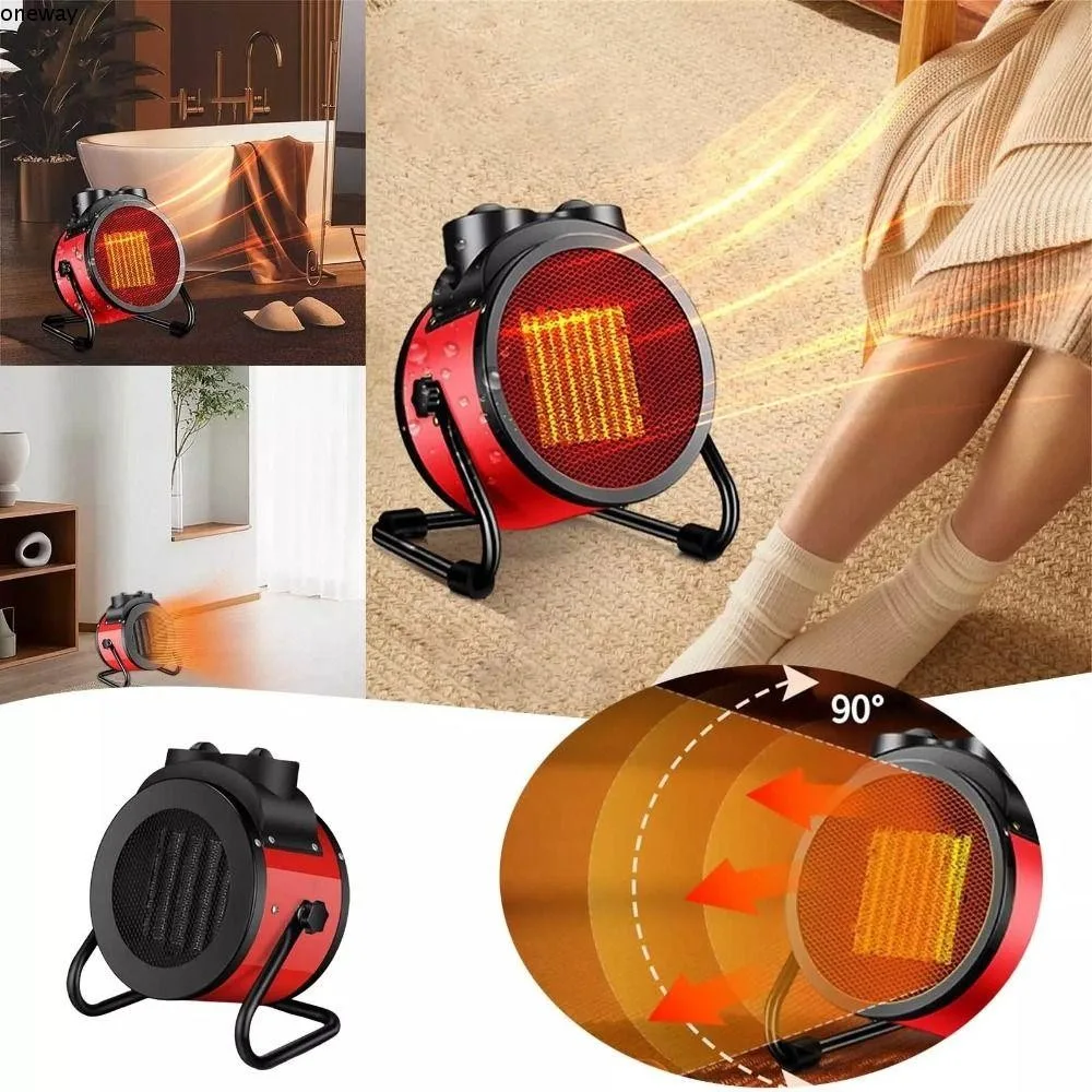 เครื่องทําความร้อนไฟฟ้า ONEWAY 3000W 90° เครื่องทําความร้อนพื้นที่ปรับมุมได้