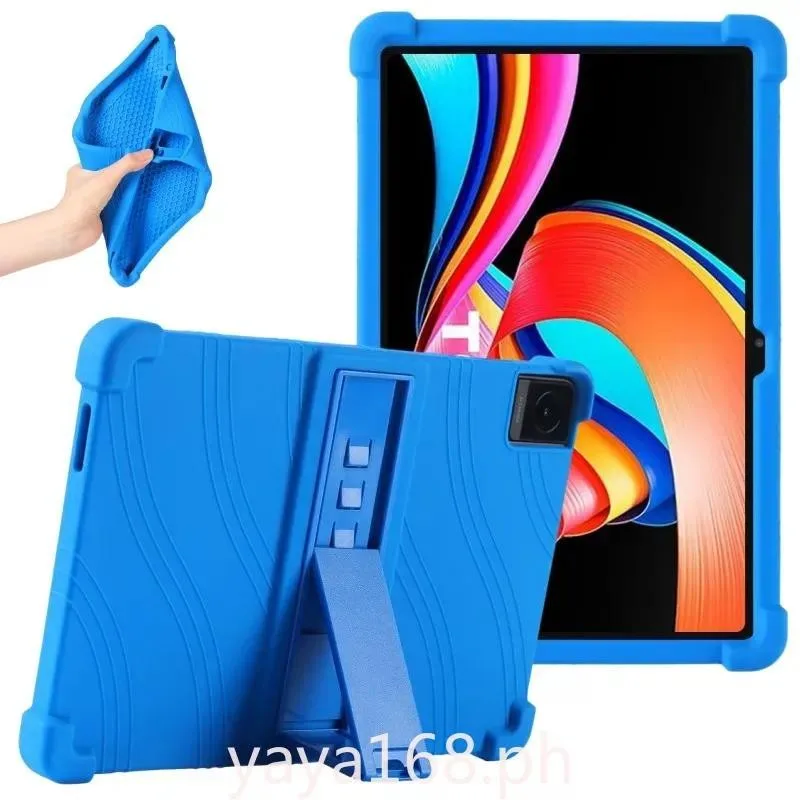 ฝาครอบซิลิคอนอ่อนสําหรับ TCL Tab 10L Gen 3 2 10.1 "แท็บเล็ตสําหรับ TCL 8492A 8193A 8491X Kickstand Funda พร้อม 4 ถุงลมนิรภัยกันกระแทก