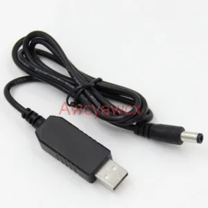 สายชาร์จ USB 5V ถึง 8.4V 500mA 1A สําหรับ 7.4V 7.2V เครื่องดูดฝุ่นไร้สายแบบใช้มือถือแหล่งจ่ายไฟ 5.5 มม.ปลั๊ก