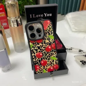 เคสโทรศัพท์มือถือแอปเปิ้ลลายเสือดาวยุโรปและอเมริกาเข้ากันได้กับ iPhone XR XS xsmax 15pro 11 12 13 14 Pro เคสป้องกัน11PROMAX 15 14 13 12 PROMAX TPU กันกระแทก7/8PLUS ophg