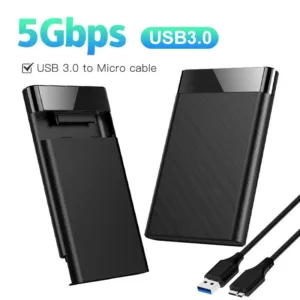 กล่องใส่ฮาร์ดไดรฟ์ภายนอก USB 2.5 3.0 6Tb รองรับ 7 มม.2.0 มม.SATA SSD HDD สําหรับแล็ปท็อปมือถือ PC