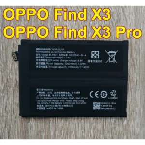 ☘️ แบตเตอรี่ For OPPO Find X3 / OPPO X3 Pro Battery Model BLP831 ☘️
