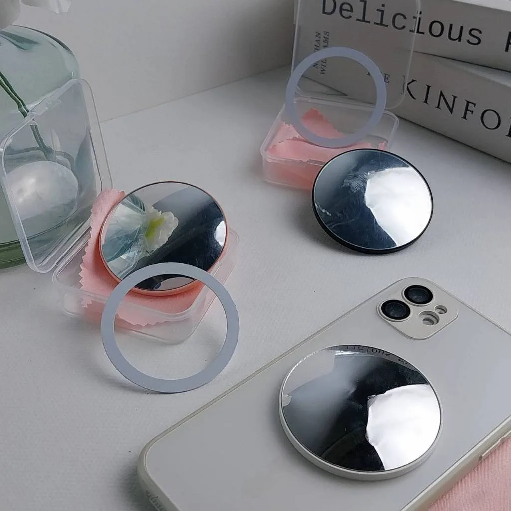 ฐานแม่เหล็ก Magsafe กระจก เซลฟี่ พร้อมกล่องใส่ ผ้าเช็ดกระจก  [สินค้าพร้อมส่งจากไทย]