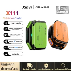 X111 พัดลมระบายความร้อนมือถือ (ต่อแบตได้) แม่เหล็ก จอแสดงผลดิจิตอล พัดลมมือถือ หม้อน้ำมือถือ