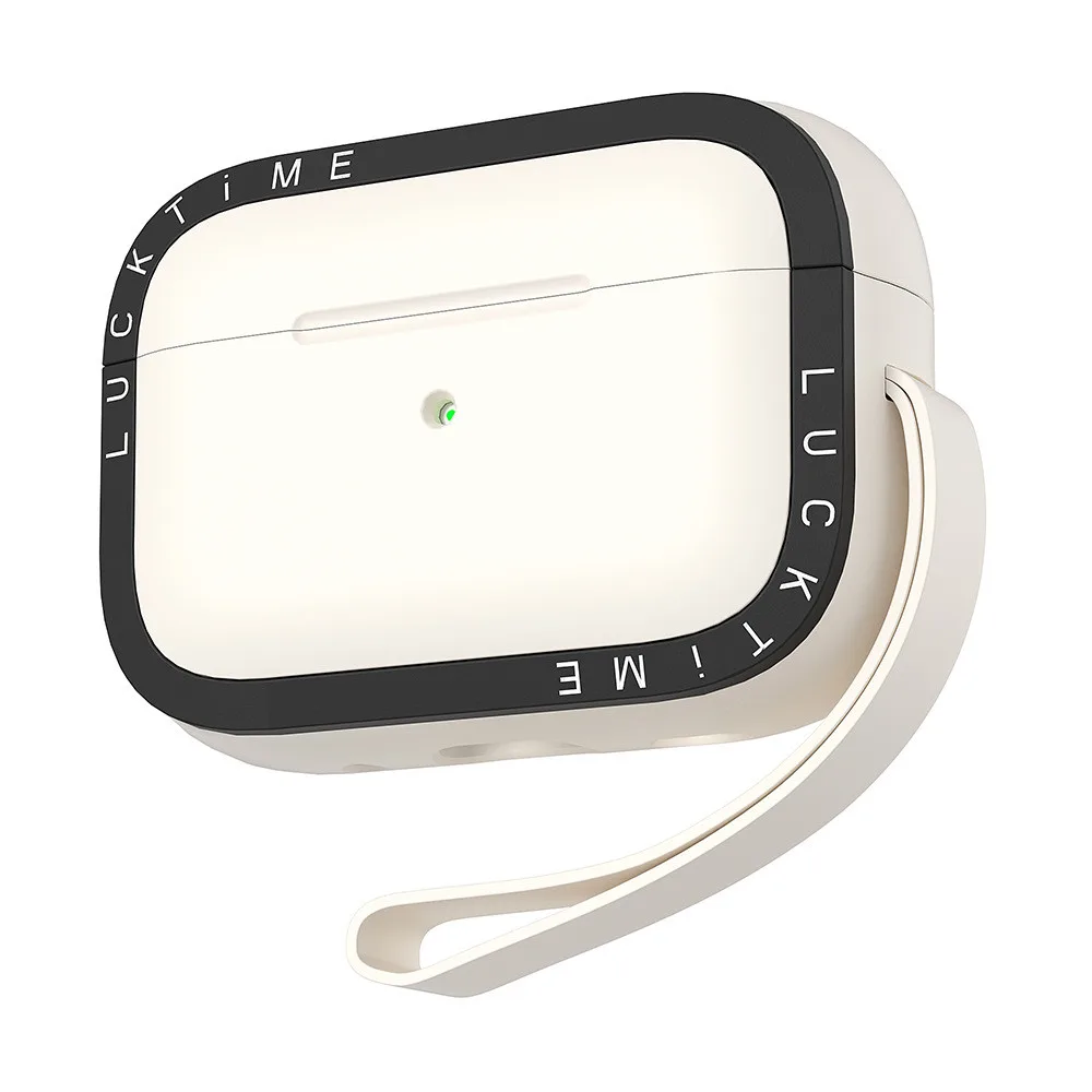 ใช้งานร่วมกับ Airpods Pro1/ 2 Airpods 3 กรณีล็อคกันกระแทก Airpods Pro 2nd/1st Generation กรณีนุ่มฝาครอบป้องกันพร้อม Lanyard iPods Pro 2 ผิวสําหรับ Airpods 3