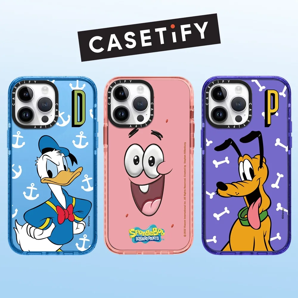 Drop proof CASETI Glitterเคสโทรศัพท์สําหรับiPhone 15 15pro 15promax 14 14pro 14promax 13 13promax Patrick Donald Duck hard Caseสําหรับ 12 12promax iPhone 11 Caseคุณภาพสูงอย่างเป็นทางการ