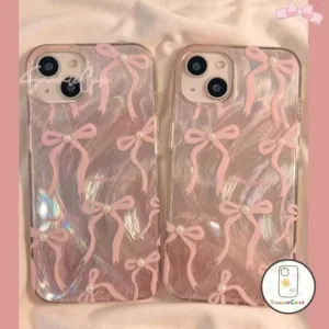 โบว์ผีเสื้อในฝัน ดูเดิลสีชมพู เคสSamsung A05 A25 A23 A53 A04s A50 A51 A11 A32 A14 A21s A13 A15 A12 A34 A03 A20 A05s A33