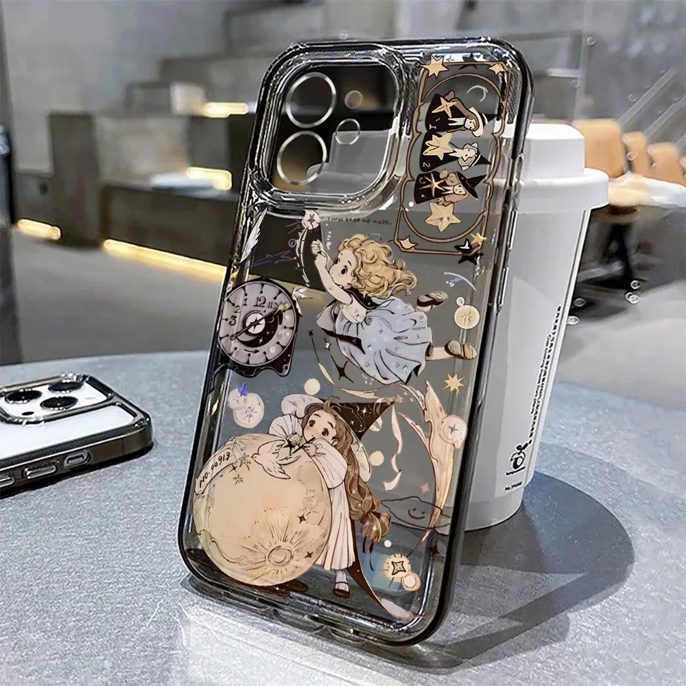 เคสโทรศัพท์มือถือแบบใส For iPhone 13 Pro Max เคส 16 15 14 11 12 Pro Max 7 8 SE Plus X XR XS 13pro กันกระแทกและกันฝุ่น