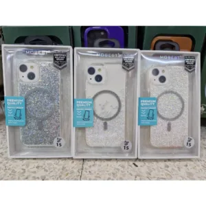 (iPhone16มาจ้า)Mobest เคสใสกันกระแทก Magnetic Chargerกากเพชร  iPhone16 pro max/15/ 15pro /15pro max/13pro max /14pro max