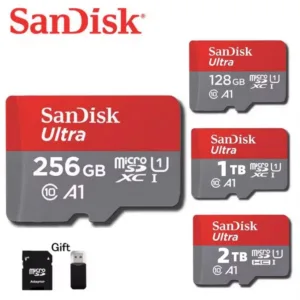 【ของแท้ 100%】 microSD Sandisk Ultra SDXC/HC Card ความเร็ว 100MB/s ความจุ128GB256GBClass10 เมมโมรี่การ์ด การ์ดหน่วยความจำ