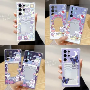 เคสโทรศัพท์ TPU โปร่งใสพร้อมช่องเสียบการ์ดสำหรับ for vivo y11 y21 y22 y03 v30 pro y17s y15s y16 y12 y15 y21 y27 y02s