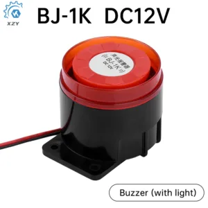 Bj-1k 12V 24V 220V Buzzer Decibel สูงเสียงและแสงนาฬิกาปลุกระเบิด Anti-theft Horn อิเล็กทรอนิกส์