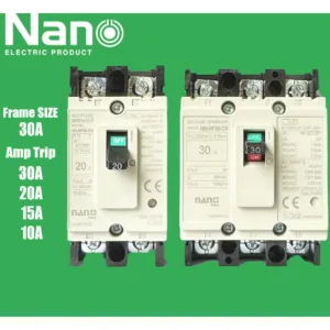 ( พร้อมส่ง )Nano Breaker MCCB เบรกเกอร์ รุ่น NN- NF30 CS 2P 3P เมนเบรกเกอร์
