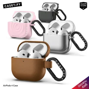 [พร้อมส่ง] CASETiFY ใช้สำหรับ AirPods 4 เคสหูฟัง [ผ่อน0% ส่งฟรี มีของแถม]