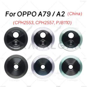 เลนส์กล้องด้านหลังสําหรับ OPPO A79 A2 5G PJB110 CPH2553 CPH2557 เปลี่ยนสติกเกอร์กาว