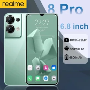 โทรศัพท์ Rino8 Pro แรม16GB รอม512GB ปลดล็อกด้วยใบหน้า 60Hz HD 6.8 นิ้ว 6800mAh  รองรับ 2 ซิมการ์ด หน้าจอเต็มสมาร์ทโฟน