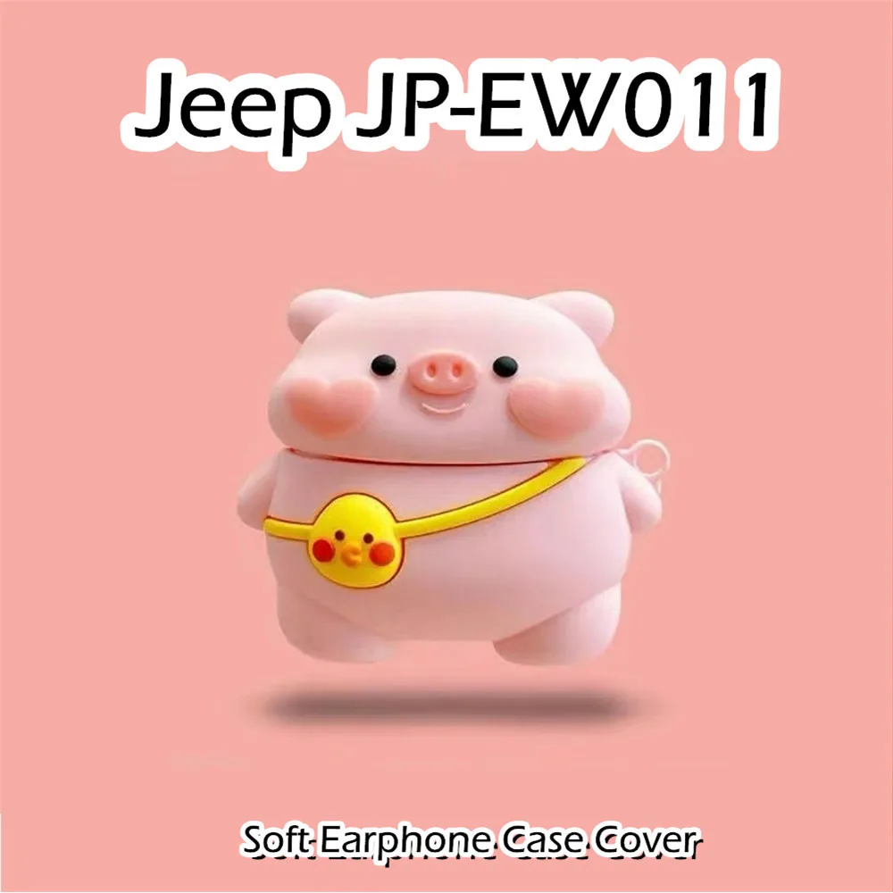 【 พิเศษ 】 สําหรับ Jeep JP-EW011 เคสอะนิเมะการ ์ ตูนจัดแต ่ งทรงผมซิลิโคนอ ่ อนนุ ่ มหูฟังเคส NO.3