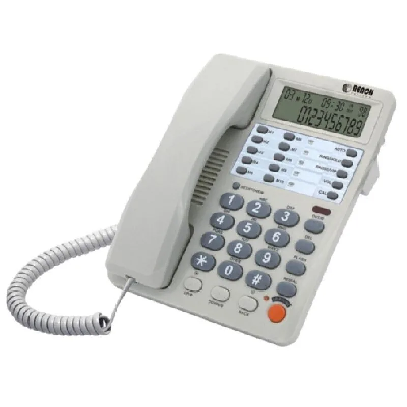 REACH โทรศัพท์ รุ่น CID660-GY สีเทาอ่อน