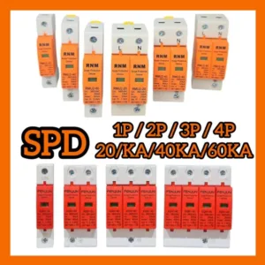 อุปกรณ์ป้องกัน ไฟกระชาก/ฟ้าฝ่า 1P/2P/3P/4P ( AC ) SURGE PROTECTIVE DEVICE //  20/40/60 KA 2รุ่น