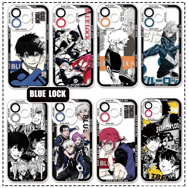 เคสโทรศัพท์สําหรับ Honor X9B X8B X7B X9A X90 Lite Nova 5T 3i 7SE Huawei P40 Lite 30 Pro shell ญี่ปุ่นนุ่มอะนิเมะBlue Lock Isagi Yoichi Nagi Suishiro Bachira Meg