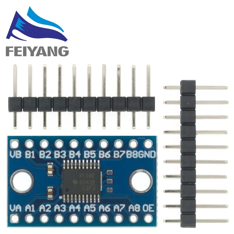 3.3v 5V TXS0108E 8 Channel Logic Level Converter แปลง TTL Bi-directional Mutual แปลง