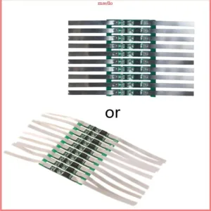 Mavllo 10PCS 1S 3A BMS PCB สําหรับแผ่นป้องกันสําหรับ 3 7V 18650 Li-Ion ลิเธียม