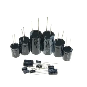 25v ตรง Plug-In อลูมิเนียม Electrolytic Capacitor 10/22/33/47/47/1000/2200UF ยี่ห้อใหม่