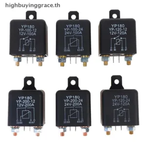 Hgth Starg รีเลย์ 200A 100A 12V/24V ยานยนต์ Heavy Current เริ่มต้นรีเลย์ HGTH